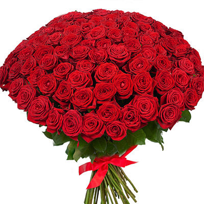 100 rosas rojas bouquet